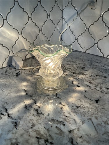 Glass electric oil tart warmer - oil,