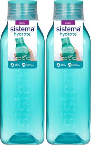 Sistema square water bottle - square,