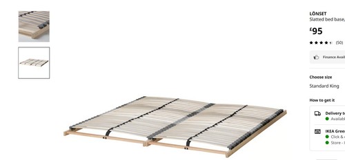 Ikea lonset slatted bases - ikea,