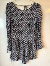 ZARA Romper Playsuit Plunge