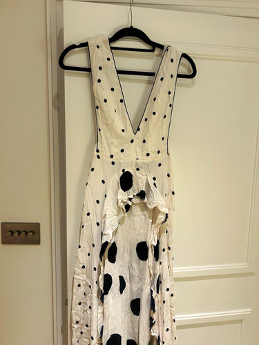 Topshop white black polka dot - polka,