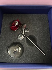 Swarovski Figurine Flower Dreams - Red Rose Large 5490756