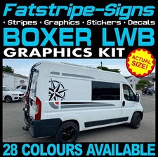 to fit PEUGEOT BOXER L3 LWB MOTORHOME GRAPHICS STICKERS DECALS DAY VAN CAMPER