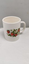 Vintage Strawberry Mug Made In Japan In Light Ceramic