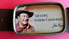 JOHN WAYNE Epoxy Photo Belt