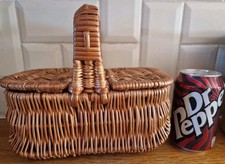 Vintage Small mini Size Wicker