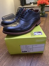 Ted Baker Black Lace Up Men’s Shoes Size 8 GURI3 Excellent Condition Boxed VGC
