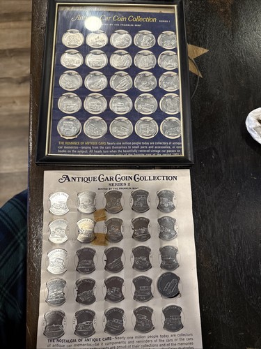 Antique car coin - car, collection