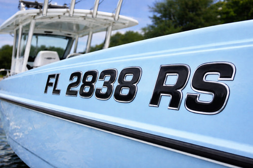 Raised boat registration - 3d,