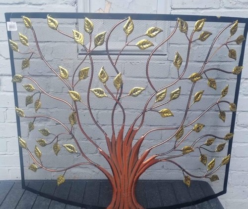 Fireplace screens large single - fireplace,