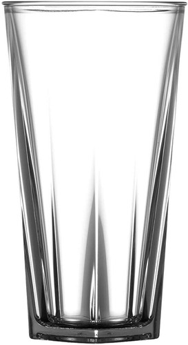 Clear polycarbonate 16oz tall - clear,