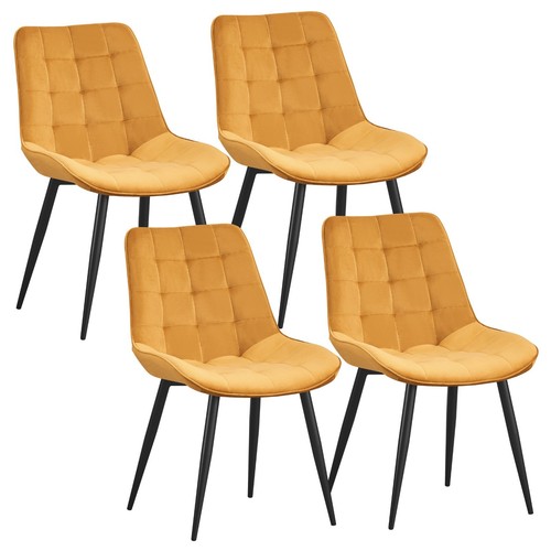 Set velvet dining chair - set,