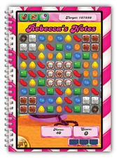 CANDY CRUSH PERSONALISED A5