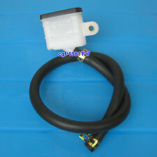 Motorcycle Rear Brake Fluid Reservoir Square Bottle with Hose For Yamaha Honda
