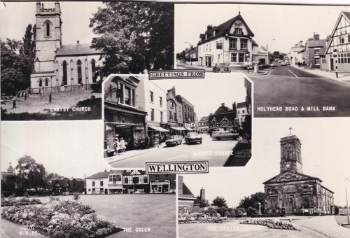 Rppc postcard wellington - rppc,