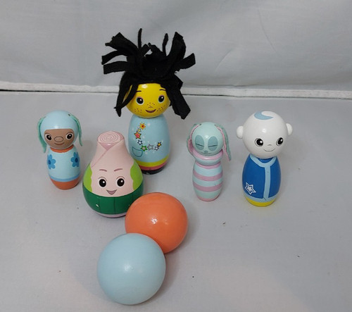 Rare cbeebies wooden moon and - rare,