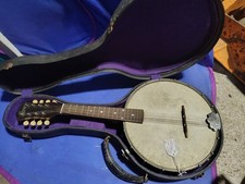 Bacon Professional Mandolin/Banjo with Hard Case Model #5207 Antique 1930's