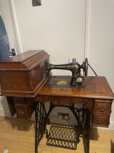 Antique singer 27k queen - antique,