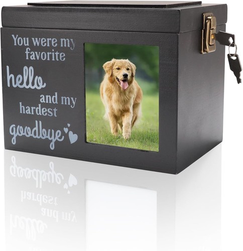 Personalised wooden pet urn - wooden,