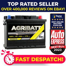 AgriBatt ELB70 Heavy Duty Electric Fence Battery 12V 67Ah c100