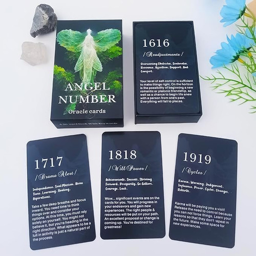 Angel numbers oracle cards - oracle,