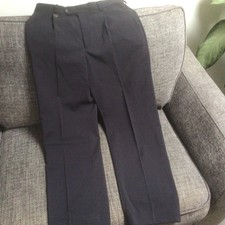 Stromberg Mens Golf Trousers Size 34  Straight Leg charcoal blue VGC Freepost
