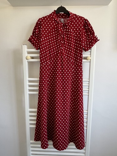 Red polka dot spot - polka,