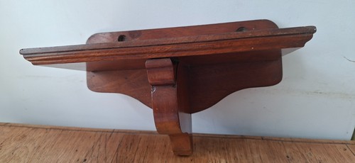 Antique mahogany wall