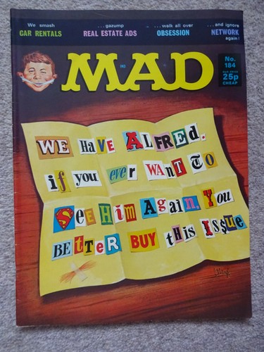 Mad magazine 184 - mad,
