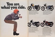 1970 BSA Motorcycle 2 pg Print