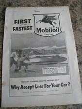MOBILOIL FIRST FASTEST SPEED
