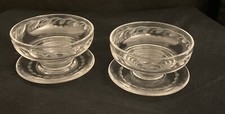 2 VINTAGE STUART CRYSTAL CUT