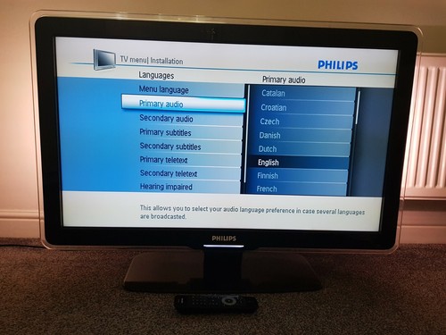Philips lcd with - tv, 37"