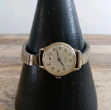 Vintage Vertex Revue 9ct Gold A.L.D Case German Americ Hand Winding Watch SF