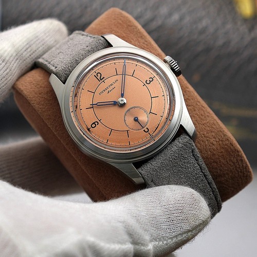 New merkur vintage salmon dial - vintage,