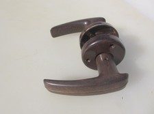 Vintage Bakelite Lever Door Handles Art Deco Plates Antique Old 1930s