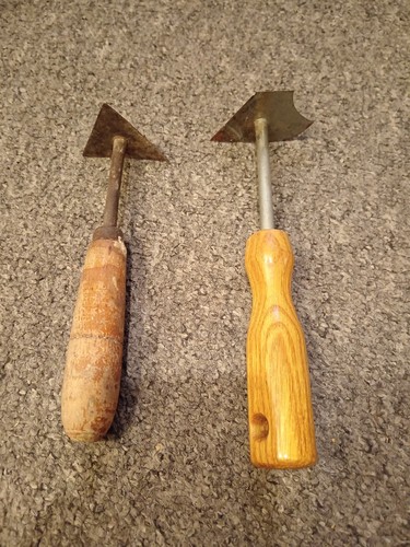 Vintage shave hooks paint - hooks,