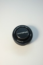 Olympus M.Zuiko Digital 17mm f/2.8 Lens - Black colour Good Used
