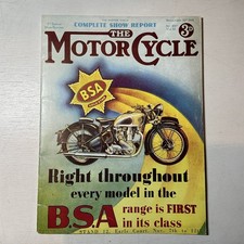 THE MOTOR CYCLE Magazine Nov