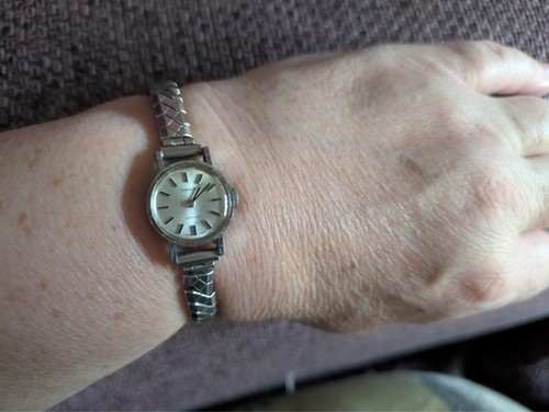 Ladies vintage silver metal - ladies,
