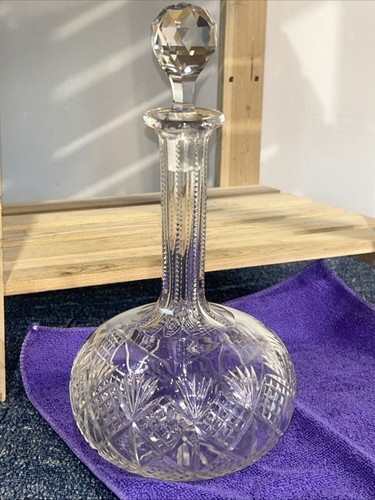 Antique vintage cut crystal - cut,