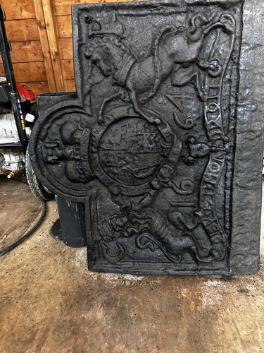 Cast iron antique decorative - cast,
