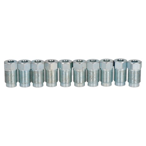 Steel male brake pipe union - male,