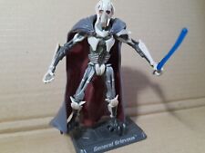 Star Wars General Grievous 2005 Hasbro Lightsaber And Stand