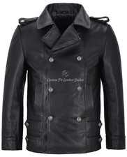 Men german leather - leather, coat
