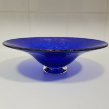 Teign Valley Glass bowl cobalt