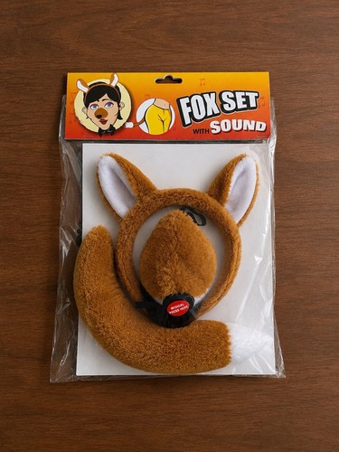 Kids fox costume - set, with