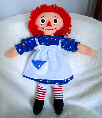 Vintage raggedy anne rag - vintage,