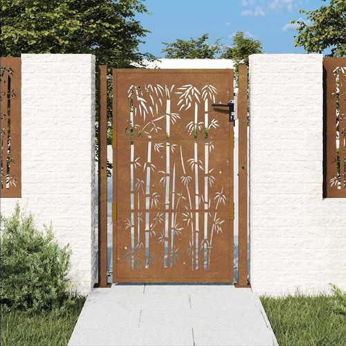 Garden gate corten - gate, steel