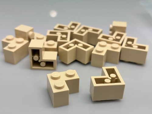 Lego brick 2x2 corner - brick, from